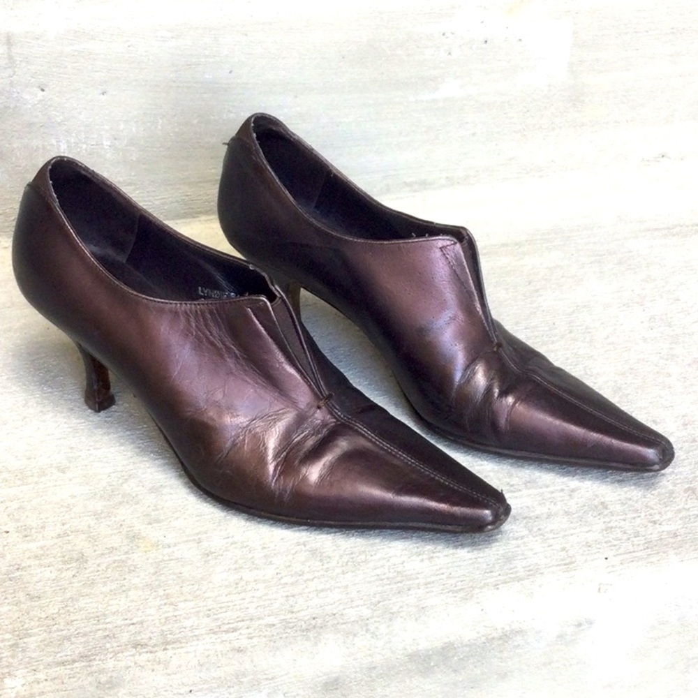 Donald J Pliner Lyndie Metalic Black Booties